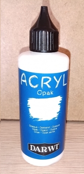 darwi® – Acrylfarbe – opak – deckend – 80 ml – weiß - Ersatz für DUNCAN-OS-431