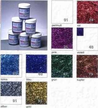 Efco-Dekoglitter – grün – 20 g – zum Aufstreuen auf Farben und Klebemedien