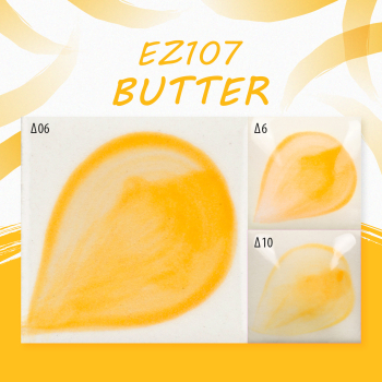 EZ-107 – Butter – EZ Stroke – 29,5 ml - Unterglasurfarbe von DUNCAN / MAYCO – NONTOXIC – 1.000 bis 1.305 °C - Cone 06 bis Cone 10 – 1,25 oz = 37 ml