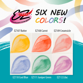 Preview: EZ-107 – Butter – EZ Stroke – 29,5 ml - Unterglasurfarbe von DUNCAN / MAYCO – NONTOXIC – 1.000 bis 1.305 °C - Cone 06 bis Cone 10 – 1,25 oz = 37 ml