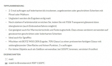 BOTZ – Engobe – Rot – 200 ml – 900 bis 1.100 °C