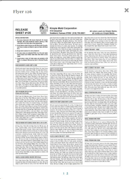 Preview: Flyer 126 von KIMPLE / CPI  – mit Malanleitung – Gießformen zum Teil lieferbar – bitte Verfügbarkeit und Preise anfragen -