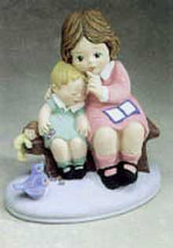 Geschwister – 15 cm hoch - Schrühware