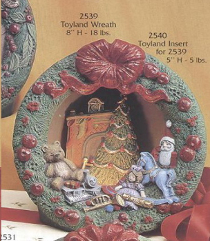Kranzlicht  – Toyland – Spielzeug – 20 cm hoch – zum Beleuchten – Schrühware