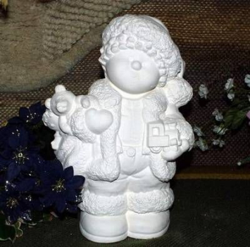 Preview: Button Buddies - Weihnachtsjunge - 28 cm hoch – Schrühware Preview: Button Buddies - Weihnachtsjunge - 28 cm hoch – Schrühware