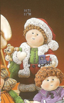 Preview: Button Buddies - Weihnachtsjunge - 28 cm hoch – Schrühware Preview: Button Buddies - Weihnachtsjunge - 28 cm hoch – Schrühware