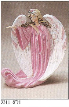Engel - Bilderhalter - 20 cm hoch - Schrühware