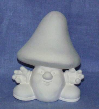 Großer Gartenpilz von GARE - 18 cm hoch - Schrühware
