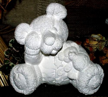 Preview: Müder Teddy - 24 cm hoch - Schrühware Preview: Müder Teddy - 24 cm hoch - Schrühware