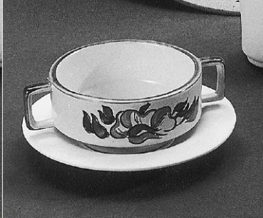 Gießform - neu – Suppentasse – d=12 cm, 6 cm hoch – ohne abgebildeten Teller - Made in Germany