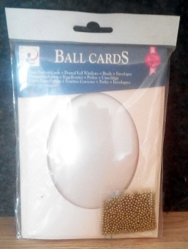 ARTY‘S Ball Cards – Kugelkarten – Format A6 – 10,5 x 15 cm – oval – 2er-Set  - Farbe lachs – statt 2,95 EUR