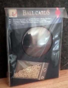 ARTY‘S Ball Cards – Kugelkarten – Format A6 – 10,5 x 15 cm – rund  – 2er-Set  - Farbe blau – statt 2,95 EUR