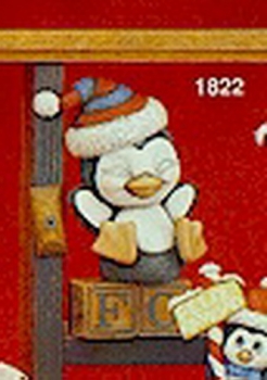 ClayMagic--Gießform - neu – Pinguin mit Mütze – Giddy Penguin – USA