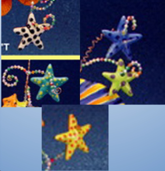 ClayMagic-Gießform - neu – Seesterne im 5er-Set – bis 7 cm hoch - USA