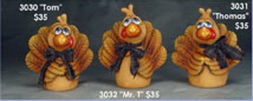 ClayMagic-Gießform – neu – Mr. T. Turkey 15,2 x 12,7 cm – Bildmitte - USA