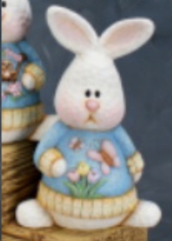 ClayMagic-Gießform - neu – Hase mit Tulpen – 18 x 12 cm – USA