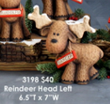 ClayMagic-Gießform - neu – Reindeer Head Left – Rentier – Kopf nach links – USA