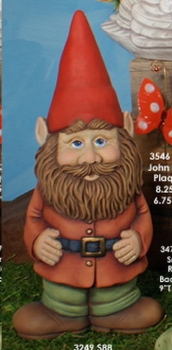 ClayMagic-Gießform - neu – Winken Gnome – 37,5 x 18,5 cm  - USA