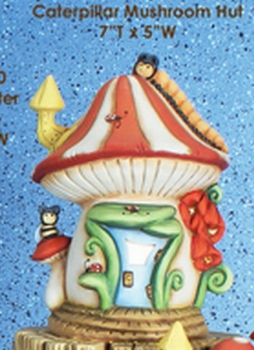 ClayMagic-Gießform - neu – Caterpillar Mushroom Hut - USA
