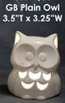 ClayMagic-Gießform - neu – GB Plain Owl – Blank Eule – 3 in der Form – je 8,9 x 8,3 cm – USA