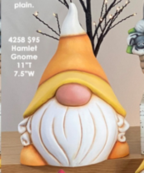 ClayMagic-Gießform - neu – Wichtel – Hamlet Gnome – 28 cm hoch – 19 cm breit - USA
