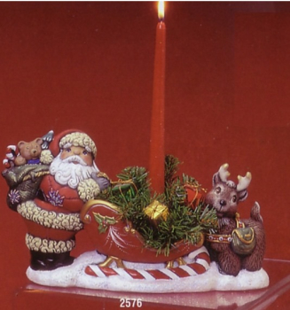 KIMPLE-Gießform - neu – Santa mit Schlitten und Rentier – 30 x 21 cm - USA