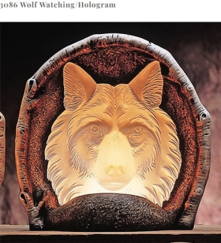 Wolfslicht zum Beleuchten – 22,5 cm hoch – Schrühware – DISC