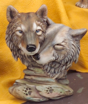 KIMPLE-Gießform - neu – Wolfs-Paar - USA