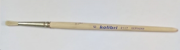 KOLIBRI-Pinsel – Brushpinsel – Naturborste – rund  - Größe 6 – 10 mm Borstenlänge