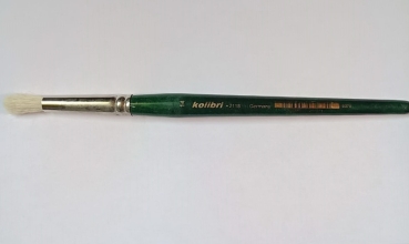 KOLIBRI-Pinsel – Brushpinsel – Naturborste – rund  - Größe 14 – 25 mm Borstenlänge