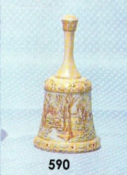 MacCloud–Gießform – neu – Tischglocke mit Landschaft - 17,5 cm hoch