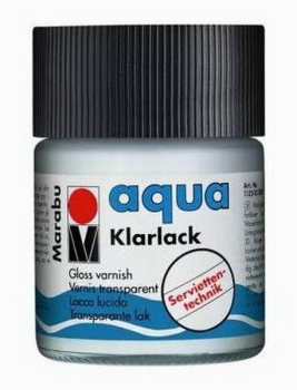 Marabu – aqua Klarlack – glänzend – 50 ml