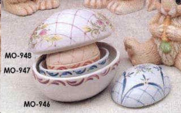 MAYCO–Gießform – neu – Ei-Dose – klein – 7,5 x 10 cm