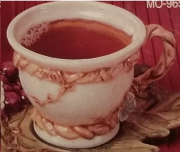 MAYCO–Gießform – neu – Tasse – Weinlaub – 7 x 8,5 cm