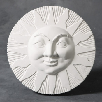 MAYCO-Gießform - neu – Sun Face Plaque – Sonne für die Wand – 24,8 x 2,54 cm – USA