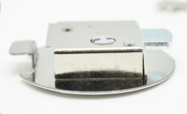 Spardosenschloss - Metall – 62,5 mm Ø – für Lochdurchmesser 57-59 mm -  Keramikdicke max. 4 mm – Beschreibung beachten! Spardosenschloss - Metall – 62,5 mm Ø – für Lochdurchmesser 57-59 mm -  Keramikdicke max. 4 mm – Beschreibung beachten!