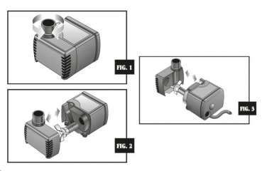EDEN Pumpe 104 G - 1,5m Kabel - ~0,5m Förderhöhe – für Zimmer-​Springbrunnen