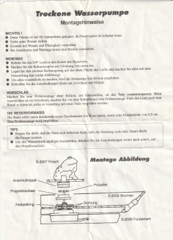 Wasserpumpe – trocken – für Zimmerbrunnen etc.  – schwarz - Sonderpreis Wasserpumpe – trocken – für Zimmerbrunnen etc.  – schwarz - Sonderpreis