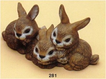RIVERVIEW-Gießform - neu – Hasen-Trio - USA