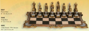 SCIOTO–Gießformen-Satz – neu – Schachfiguren – 16-teilig – bis 12,5 cm hoch – USA