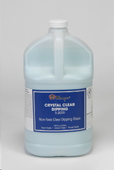 S-2000 – Crystal Clear Dipping – Tauchglasur - translucent – gloss – NONTOXIC – lebensmittelgeeignet – 1.020° bis 1.080° C  – 128oz = 3,78 Liter – Gallone