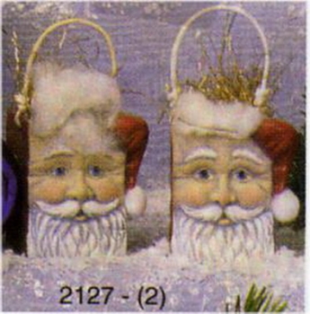 SCIOTO-Gießform - neu – Weihnachtsmann-Tüte – klein – 2 in einer Form - je 8 cm hoch - USA