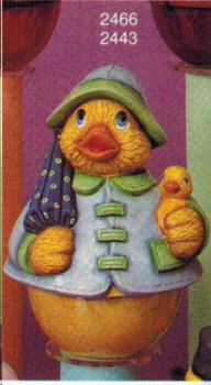 SCIOTO-Gießform - neu – Roly-Poly-Spieluhr Ente – 12,5 cm hoch – Oberteil - Basis S-2443 bitte separat bestellen - USA