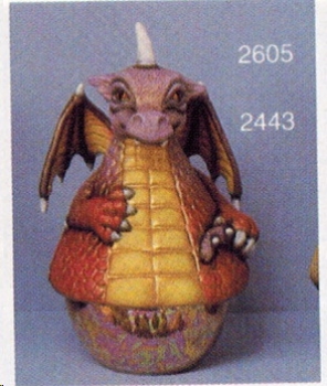 SCIOTO-Gießform - neu – Oberteil zur Drachen-Spieluhr ca. 13 cm hoch - passend zur Basis S-2443 - USA