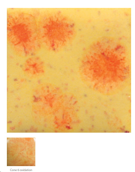 S-2729 – Citrus Splash – MAYCO Jungle Gems ® – Kristallglasur – NONTOXIC – 1.000 bis 1.045 °C - Cone 06 bis Cone 05 – 16oz = 472 ml