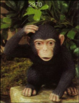 SCIOTO-Gießform - neu – Large Scratching Monkey – Affe – 18 cm hoch - USA