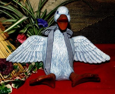SCIOTO-Gießform - neu – Gans mit geöffneten Flügeln - 32,5 cm breit – USA