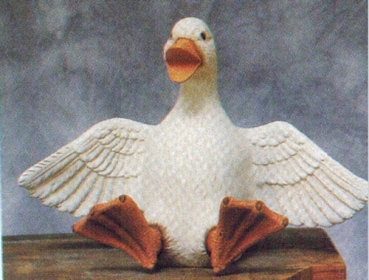 SCIOTO-Gießform - neu – Gans mit geöffneten Flügeln - 32,5 cm breit – USA