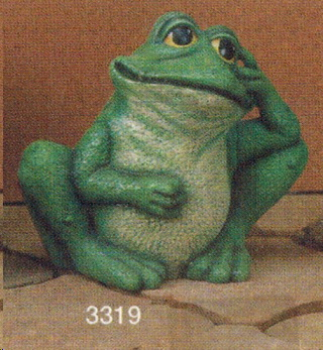 SCIOTO-Gießform - neu – Goofy Frog – nachdenkender Frosch – 15 cm hoch - USA
