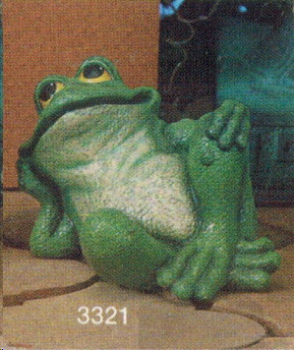 SCIOTO-Gießform - neu – Goofy Frog – liegender Frosch – 16,5 cm lang - USA